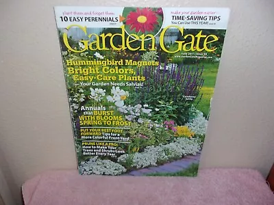 Garden Gate Magazine..bright Colors Easy-care Plants...june 2011 • $12.79