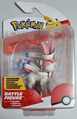 Jazwares Pokemon 3  SYLVEON Battle ACTION FIGURE NEW Sealed • $33.75