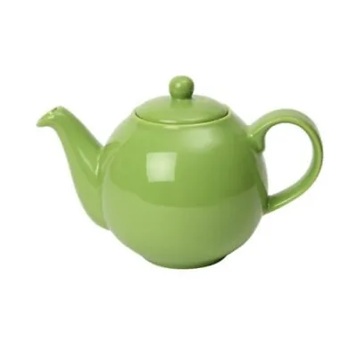 London Pottery Ceramic Greenery Globe Teapot 6 Cup Capacity / 1.2 Litre Tea Pot • £13.99