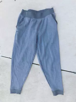 UNDER ARMOUR COLD GEAR GREY GRAY Lounge Jogger Pants Mens MEDIUM FREE SHIPPING • $18.39