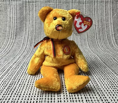 RARE RETIRED MC II 1 Year Anniversary Edition Ty Beanie Baby 2002 Beanbag Plush • $7.99