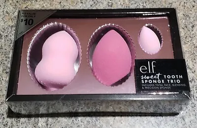 ELF Cosmetics Set Of 3 Makeup Sponges Total Face Blending And Precision NEW • $5.99