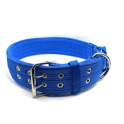2  Wide Tactical Heavy Duty Nylon Large Dog Collar K9 Military With Metal Buckle • $10.98