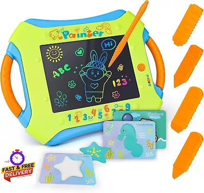 AmyBenton Kids LCD Drawing Writing Tablet 8.5Inch Magnetic Drawing Board Doodle • £10.99