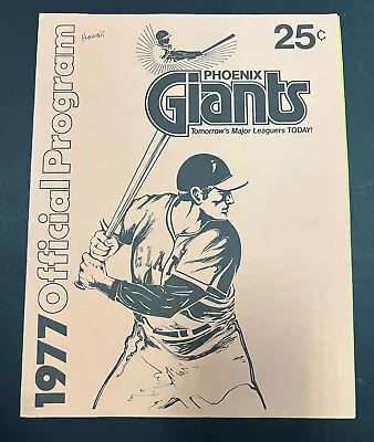 1977 PACIFIC COAST League CHAMPIONSHIP PROGRAM HAWAII VS PHOENIX W/ INSERTS • $29.99