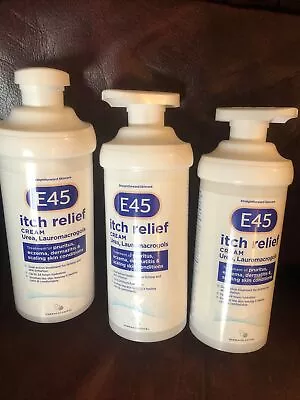 E45 Itch Relief Cream 500g Pump X 3 • £23.22