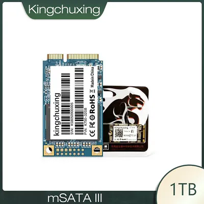 Kingchuxing Msata SSD 1TB Mini SATAIII Desktop PC Internal Solid State Drives • £63.59
