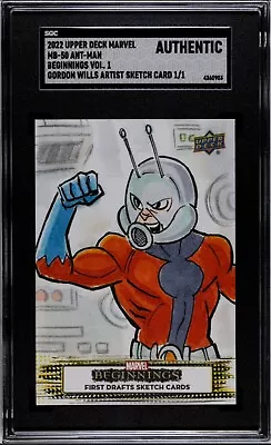 Ant-Man 2022 Marvel Beginnings Vol 1 #MB-50 Artist Sketch 1/1 SGC Authenticated • $2499.95