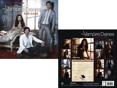The Vampire Diaries 2013 Calendar NEW Ian Somerhalder Nina Dobrev Paul Wesley • £61.70