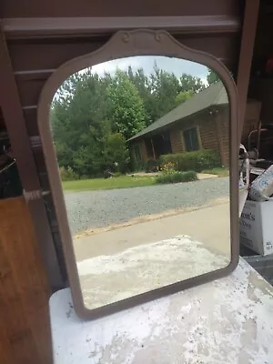 Antique Vintage Metal Mirror • $35