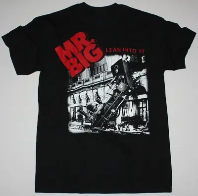 MR BIG LEAN INTO IT T-Shirt Short Sleeve Cotton Black Men Size S To 5XL BE2026 • $24.69
