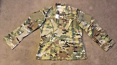 Military Shirt Large Regular ACU Multicam USArmy Aircrew Fire Resistant Camo 648 • $12