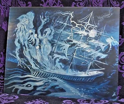 BIG Haunted Mansion Lenticular Ghost Ship 6 Images Disneyland Disney World RARE • $279