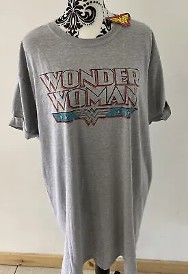 DC Comics Wonder Woman Retro Ladies T-shirt Grey Sizes XL Mothers Day Present BN • £6.99