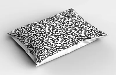 Music Pillow Sham Notes Sketchy Doodle Art • £14.99