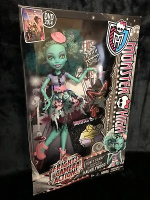 Monster High Doll Honey Swamp Frights Camera Action! New! NIB Mattel • $105