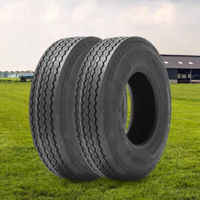Set 2 4.80-8 Trailer Tires 6Ply Heavy Duty 4.80x8 4.8-8 Load Range C Replacement • $49.98
