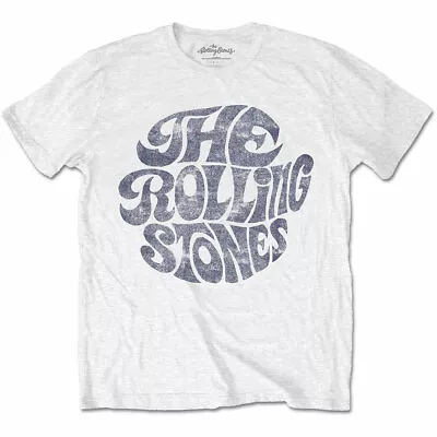 The Rolling Stones Vintage 70S Logo White Official Tee T-Shirt Mens Unisex • $41.79