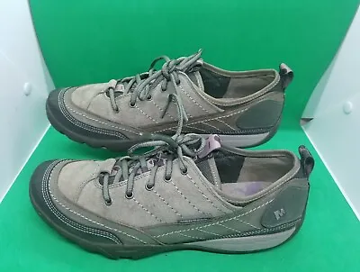 Merrell Mimosa Lace Up Women's Jade  Green  Performance Hiking Shoes Size 9.5 • $29.43