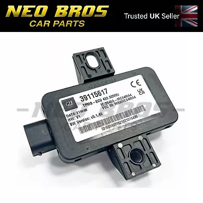 OE Tyre Pressure Control Module Auto Learn Vauxhall Corsa D 07- 39115617 • $134.22