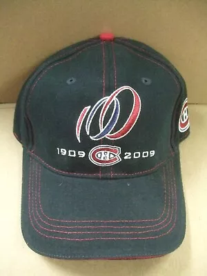Montreal Canadiens 100th Anniversary Centennial 1909-2009 Nhl Hockey Hat Cap • $25.44
