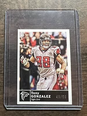 2010 Topps Magic Mini #49/50 Tony Gonzalez Falcons #54 HOF • $25