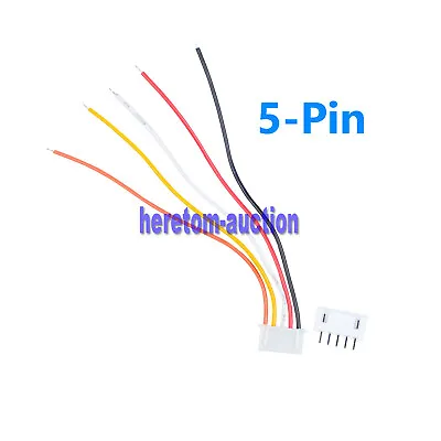 Lot JST-XH2.54mm Wire Cable Connector 5 Pin Male Female Plug Socket 10/20/30cm • $5.23