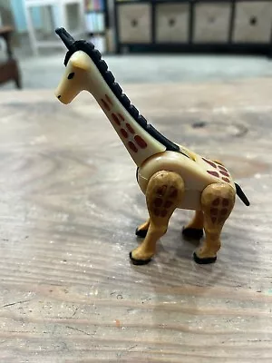 Vintage Fisher Price 70s Little People Circus Train Giraffe 5.5 In • $6