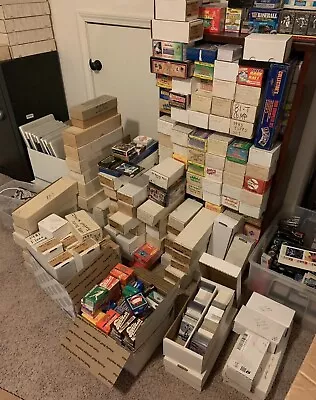 Huge Baseball Card Collection Storage Unit Find Millions Of Cards Lot Vintage • $51.99