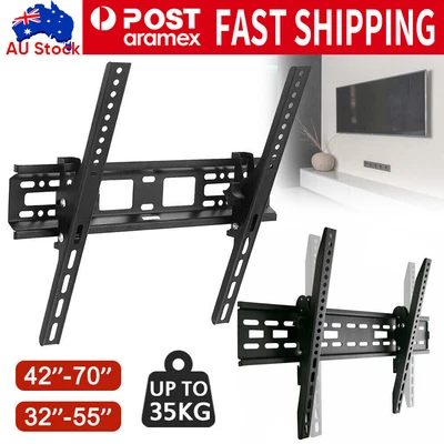 $11.99 • Buy TV Wall Mount Bracket Tilt Slim LCD LED 32 40 42 47 50 55 60 62 65 70 75 Inch AU