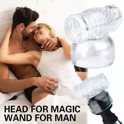 TPE Clear Male Humming Bird Attachment Fit Hitachi Magic Wand Massager Accessory • $7.99