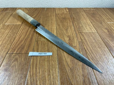 $79.96 • Buy Japanese Chef's Kitchen Knife Yanagiba Vintage Sushi From Japan 215/365mm AB748