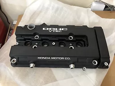 OEM Honda B Series DOHC Vtec Valve Cover B18C1 GSR (Refinished & Modified) • $390