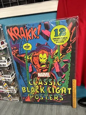 Marvel Classic Black Light Posters 12 Third Eye 2021 Sealed Abrams HTF 20 X 30 • $89.99