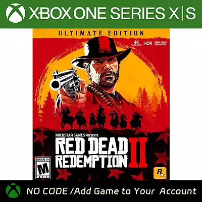 Red Dead Redemption 2 Ultimate Edition Xbox One Series X | S Game No Code • $29.86