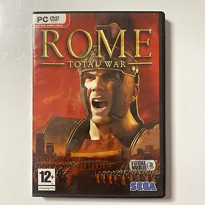 Rome Total War (2004) PC CD ROM Computer Video Game History Action RTS Strategy • $10