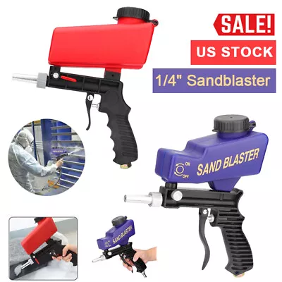 Portable Air Sandblaster Gun Tool Adjustable Handheld Air Sandblasting Tool • $18.59