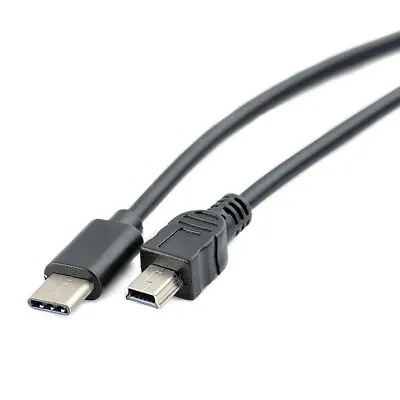 1 Ft (32 Cm) USB Mini B 5-Pin Male To Type C (USB 3.1) Male Adapter Cable Cord • $7.95