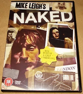 Naked DVD Mike Leigh Film David Thewlis Region 2 UK 1993 • £9.99