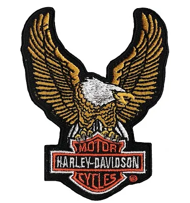 Harley Davidson Eagle Patches Embroidered Emblem Small Motorcycle Vest Patches • $7.99