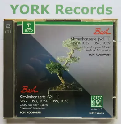 J.S. BACH - Klavierkonzerte Vol 1 TON KOOPMAN - Excellent Con 2 CD Set Erato • £6.99