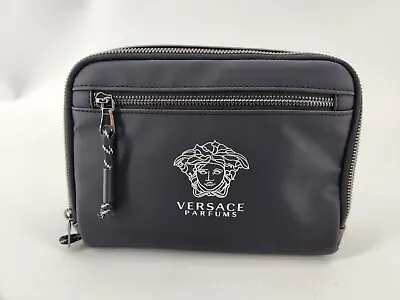 Versace Parfums Case Toiletries Cosmetics Pouch Makeup Travel Bag Promo Item • $32