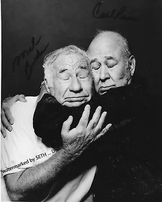 MEL BROOKS  CARL REINER - Hand Signed 8x10 Color Photo  Photograph Autographed • $109.50