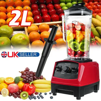 £26.89 • Buy 3200W 2L Commercial Blender Mixer Food Processor Smoothie Juicer Ice Crusher UK