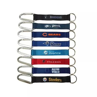 NFL Carabiner Keychain Lanyard NEW Pick Your Team-FREE SHIPPING • $7.77