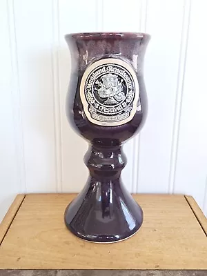 Maryland Renaissance Festival 2007 Goblet Purple Drip On Dark Purple • $16