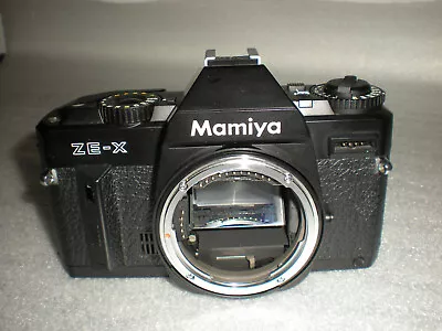 Mamiya ZE-X 35mm Film Camera Body Only ASIS UNTESTED SHUTTER IS STUCK • $34.89