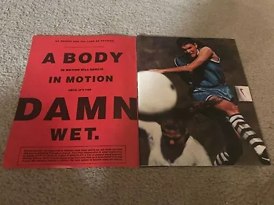 Vintage 1997 MIA HAMM NIKE Apparel Poster Print Ad 1990s Women Soccer USWNT RARE • $8.99