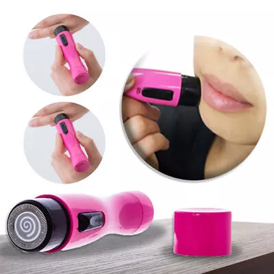 Ladies Hair Remover Electric Bikini Legs Face Mini Portable Rotary Shaver • £6.53