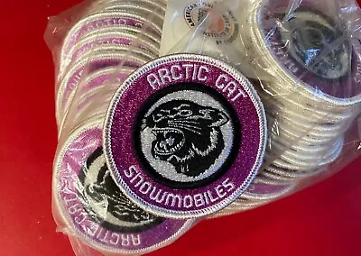 ARCTIC CAT • NOS OEM Snowmobile Minibike Mower Bike Embroider Patch Panther EXT • $10.99